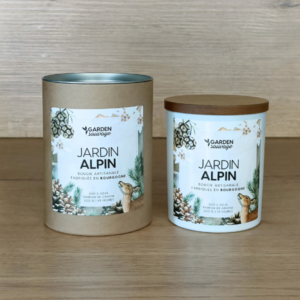 Bougie « Jardin alpin »