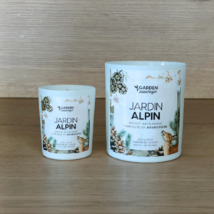 Bougie « Jardin alpin »