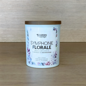 Bougie « Symphonie florale »